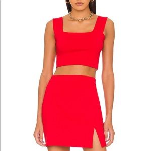 Red love! Super cute Susana Monaco x Revolve collab two piece set